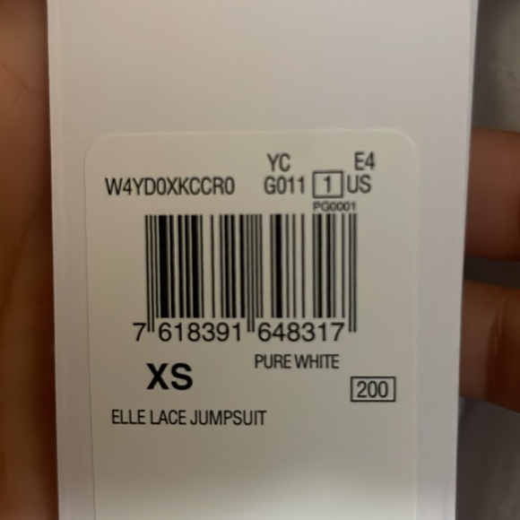 Elle Lace Jumpsuit | GUESS - Picture 5 of 5